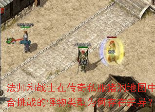 法师和战士在传奇私服猪洞地图中适合挑战的怪物类型为何存在差异? 法师和战士在传奇私服猪洞地图中适合挑战的怪物类型为何存在差异?