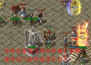 传奇私服竞技场冲榜难?掌握哪些技巧能快速提升排名? 传奇私服竞技场冲榜难?掌握哪些技巧能快速提升排名?