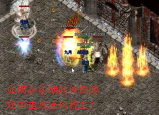 如何在前期的传奇游戏中击败沃玛教主? 如何在前期的传奇游戏中击败沃玛教主?