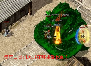 传奇白日门虎卫在哪里能找到? 传奇白日门虎卫在哪里能找到?