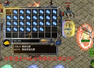 �����ʿPKսʿ����Щʵ�ü��ɣ�