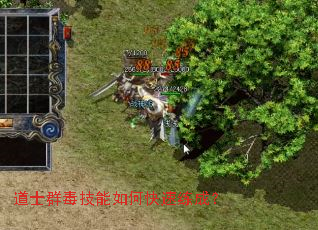 道士群毒技能如何快速练成? 道士群毒技能如何快速练成?