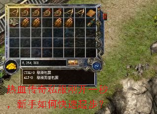 热血传奇私服刚开一秒,新手如何快速起步? 热血传奇私服刚开一秒,新手如何快速起步?