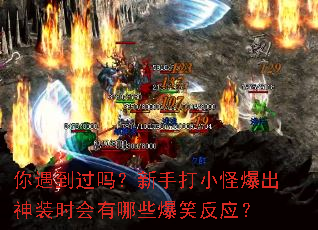 你遇到过吗?新手打小怪爆出神装时会有哪些爆笑反应? 你遇到过吗?新手打小怪爆出神装时会有哪些爆笑反应?