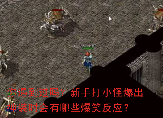 你遇到过吗?新手打小怪爆出神装时会有哪些爆笑反应? 你遇到过吗?新手打小怪爆出神装时会有哪些爆笑反应?