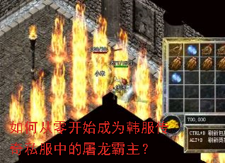 如何从零开始成为韩服传奇私服中的屠龙霸主? 如何从零开始成为韩服传奇私服中的屠龙霸主?