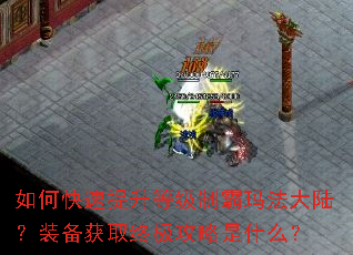 如何快速提升等级制霸玛法大陆?装备获取终极攻略是什么? 如何快速提升等级制霸玛法大陆?装备获取终极攻略是什么?