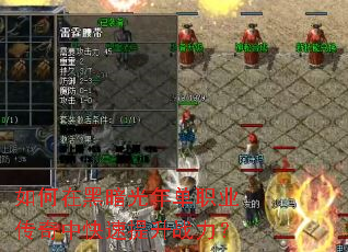 ����ںڰ����굥ְҵ�����п�������ս����